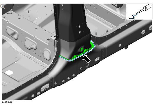 Side panel sheet metal repairs rocker panel (G1770907) - Installation