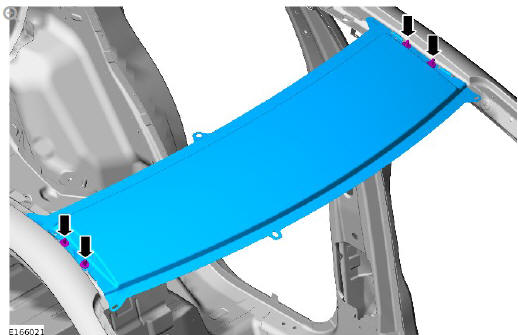 Roof sheet metal repairs roof front panel (G1770881) - Installation