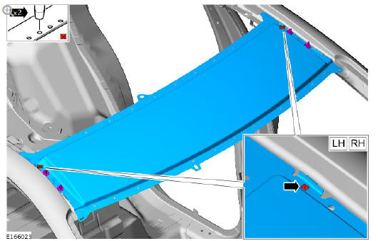 Roof sheet metal repairs roof front panel (G1770881) - Installation