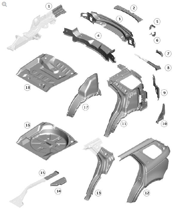 REAR END SERVICE PANELS