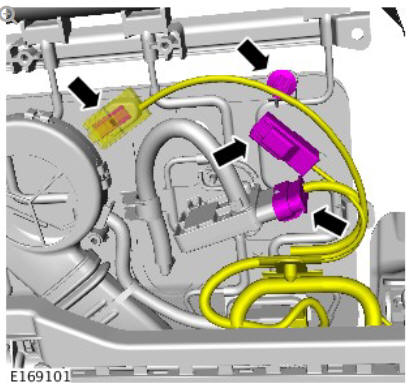 Front seat height adjustment motor (G1780406) removal and installation