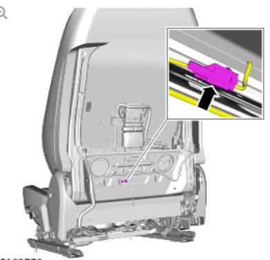 Lumbar assembly - vehicles with - power seats (G1780414) removal and installation