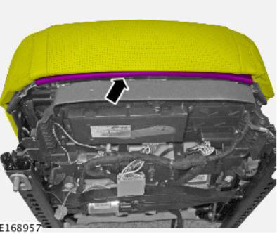 Front seat height adjustment motor (G1780406) removal and installation