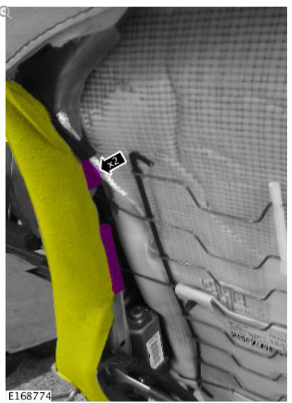 Lumbar assembly - vehicles with - power seats (G1780414) removal and installation