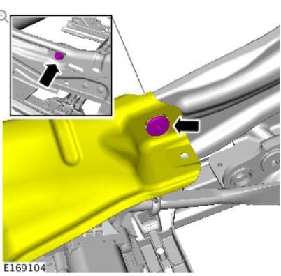Front seat height adjustment motor (G1780406) removal and installation