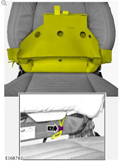 Lumbar assembly - vehicles with - power seats (G1780414) removal and installation