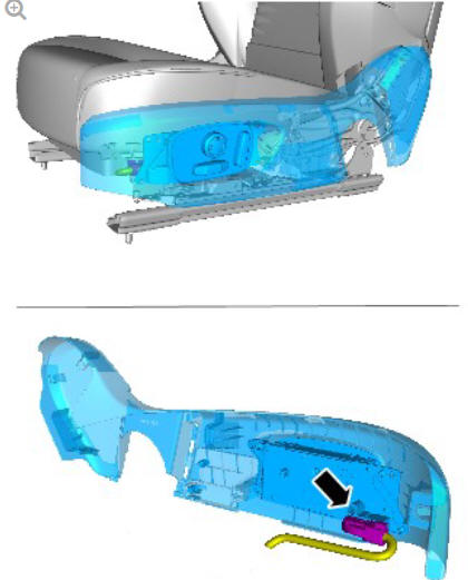 Lumbar assembly - vehicles with - power seats (G1780414) removal and installation