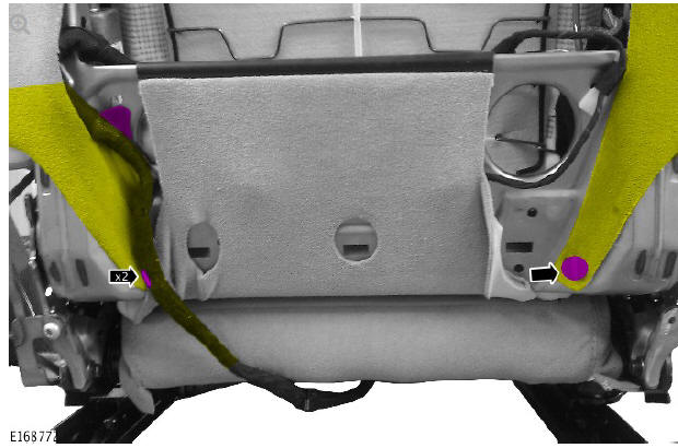 Lumbar assembly - vehicles with - power seats (G1780414) removal and installation