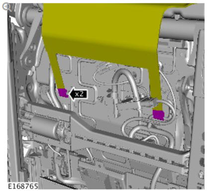 Front seat height adjustment motor (G1780406) removal and installation