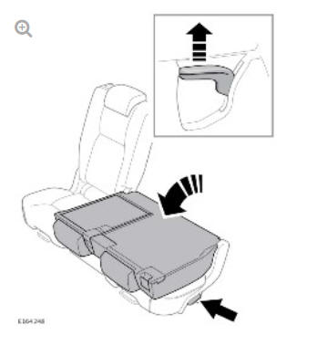 SECOND ROW SEAT FOLDED POSITION