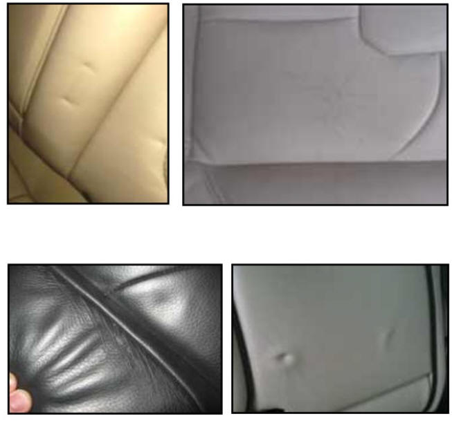 Examples of Damage to Seat Cover
