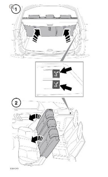 SECOND ROW SEAT FOLDED POSITION