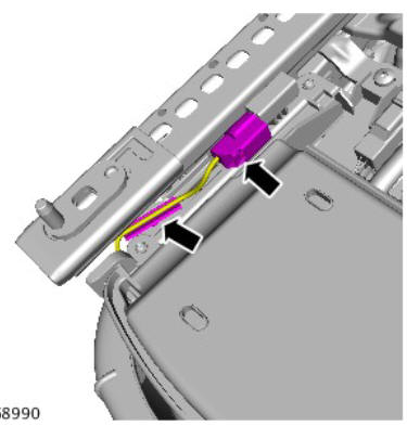 Front seat height adjustment motor (G1780406) removal and installation