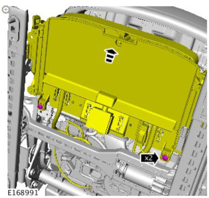 Front seat height adjustment motor (G1780406) removal and installation