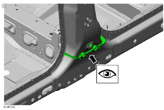 Side panel sheet metal repairs rocker panel and 'B' pillar outer panel (G1770927) -  Removal