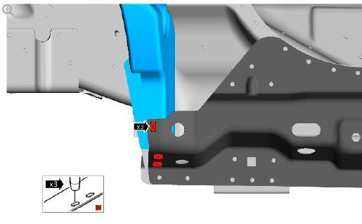 Rear end sheet metal repairs rear wheelhouse outer (G1770944) - Installation
