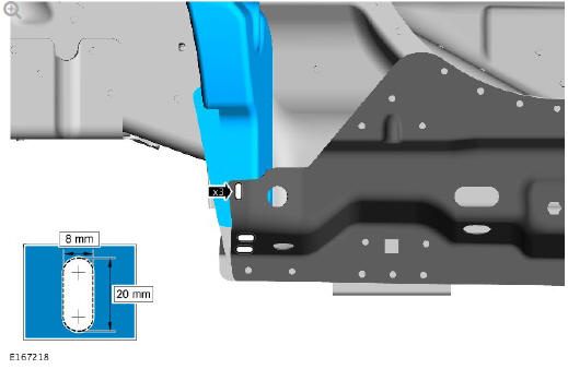 Rear end sheet metal repairs inner quarter panel assembly (G1770950) - Installation