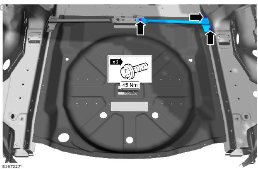 Rear end sheet metal repairs inner quarter panel assembly (G1770950) - Installation