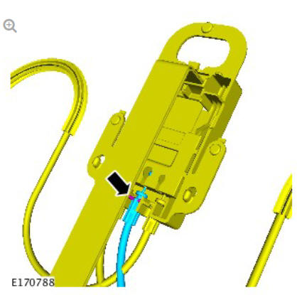 Third row seat head restraint (G1808277) removal and installation