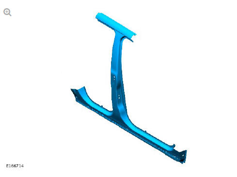 Side panel sheet metal repairs rocker panel and 'B' pillar outer panel (G1770927) -  Removal