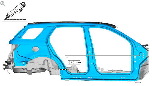 Rear end sheet metal repairs quarter panel (G1770932) - Removal