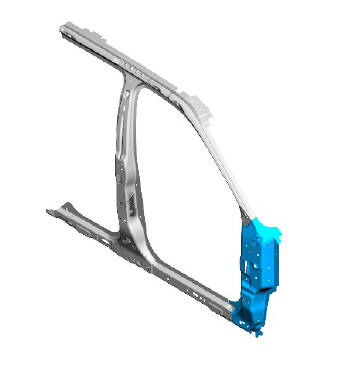 Side panel sheet metal repairs 'A' pillar reinforcement (G1770903) - Removal 