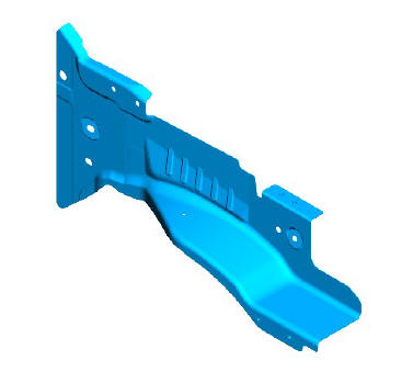 Front end sheet metal repairs fender apron panel reinforcement (G1770870) removal and installation