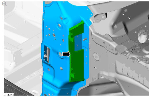 Side panel sheet metal repairs 'A' pillar reinforcement (G1770903) - Removal 