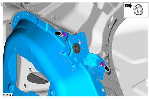 Rear end sheet metal repairs rear wheelhouse outer (G1770944) - Removal