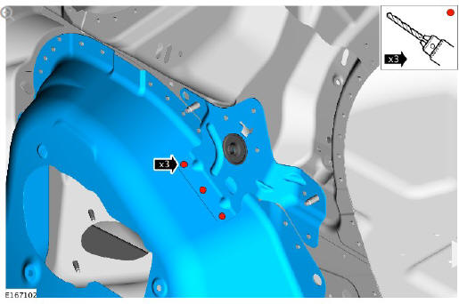 Rear end sheet metal repairs rear wheelhouse outer (G1770944) - Installation