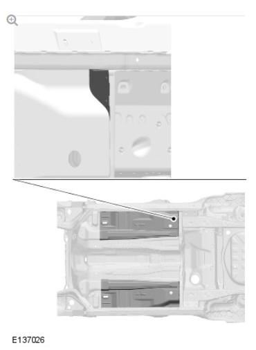 Area of Underbody Sealer Application - Floor Pan