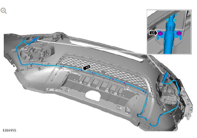 Front bumper cover (G1780369) - Removal 