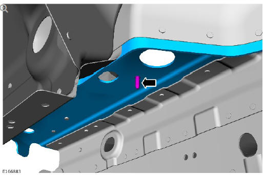 Rear end sheet metal repairs rear floor side extension (G1770934) - Installation