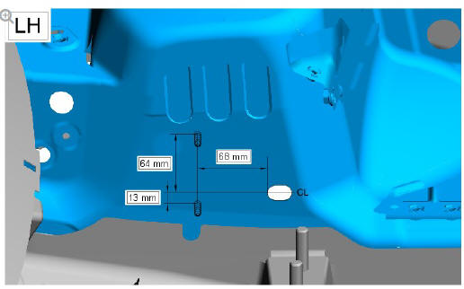 Front end sheet metal repairs suspension top mount (G1770868) - Installation