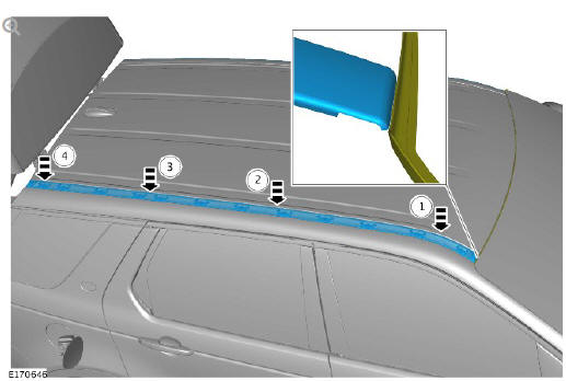 Exterior trim and ornamentation roof moulding (G1785264) removal and installation