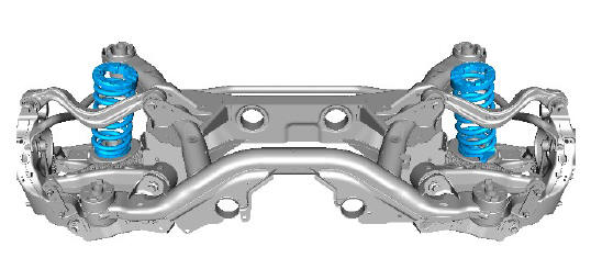 Uni-body, subframe and mounting system rear subframe - FWD (G1799046) - Installation