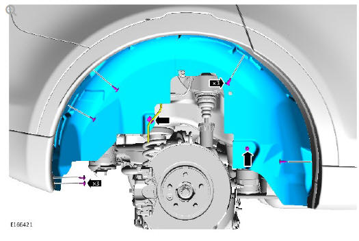 Uni-body, subframe and mounting system rear subframe - FWD (G1799046) - Installation