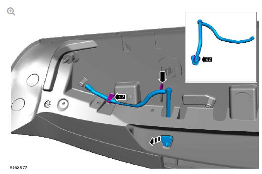 Exterior trim and ornamentation rear spoiler (G1791772) - Removal