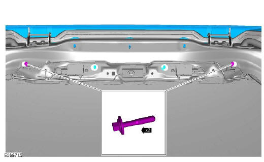 Exterior trim and ornamentation rear spoiler (G1791772) - Installation