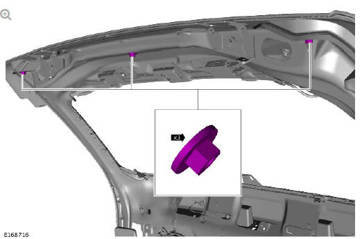 Exterior trim and ornamentation rear spoiler (G1791772) - Installation