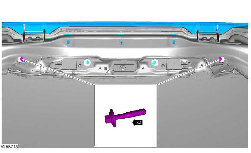 Exterior trim and ornamentation rear spoiler (G1791772) - Installation