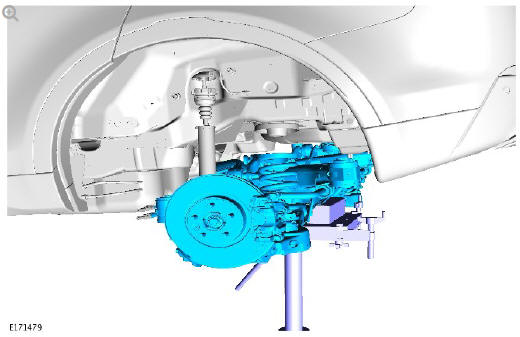 Uni-body, subframe and mounting system rear subframe - FWD (G1799046) - Removal