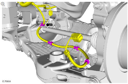 Uni-body, subframe and mounting system rear subframe - FWD (G1799046) - Removal