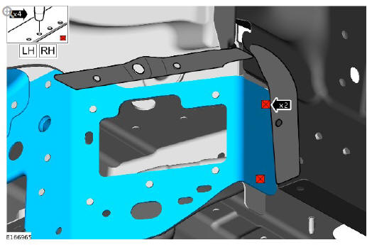 Rear end sheet metal repairs back panel outer (G1770946) - Installation