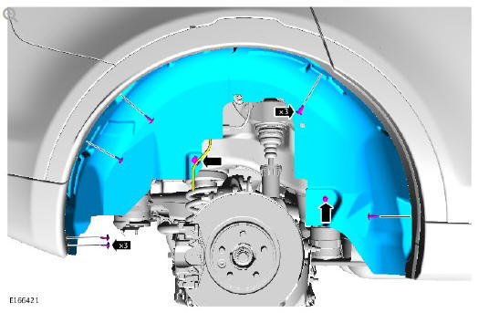 Uni-body, subframe and mounting system rear subframe - FWD (G1799046) - Removal