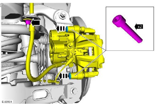Uni-body, subframe and mounting system rear subframe - FWD (G1799046) - Removal