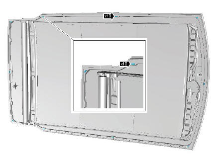 Glass roof panel (G1805062) - Installation