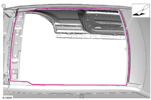 Glass roof panel (G1805062) - Installation