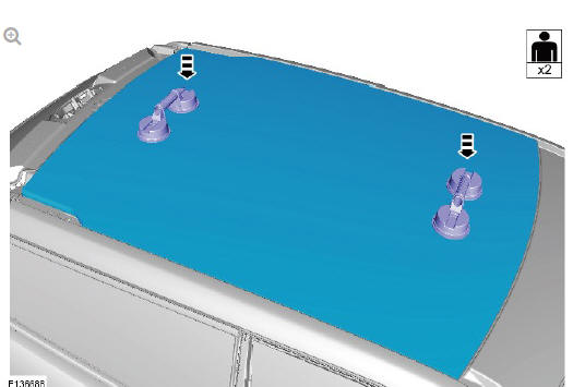 Glass roof panel (G1805062) - Installation