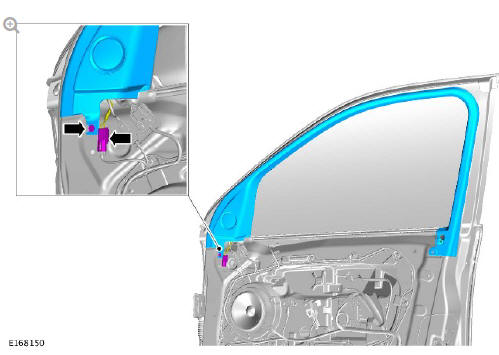 Rear view mirrors exterior mirror (G1785542) removal and installation